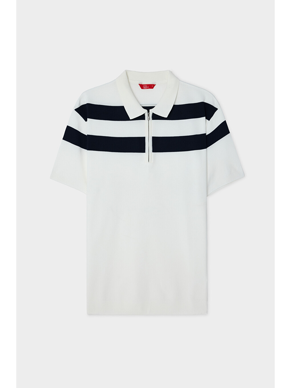 Ds Damat Regular Fit Ekru Yazlık Rayon Triko Tişört-3