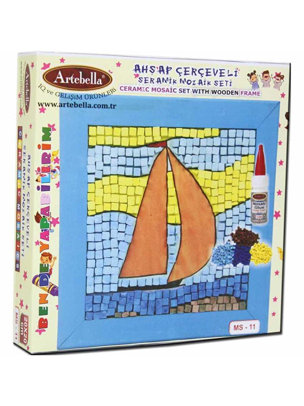 Artebella Karışık Seramik Mozaik Set 20x20cm MS-11 - 2