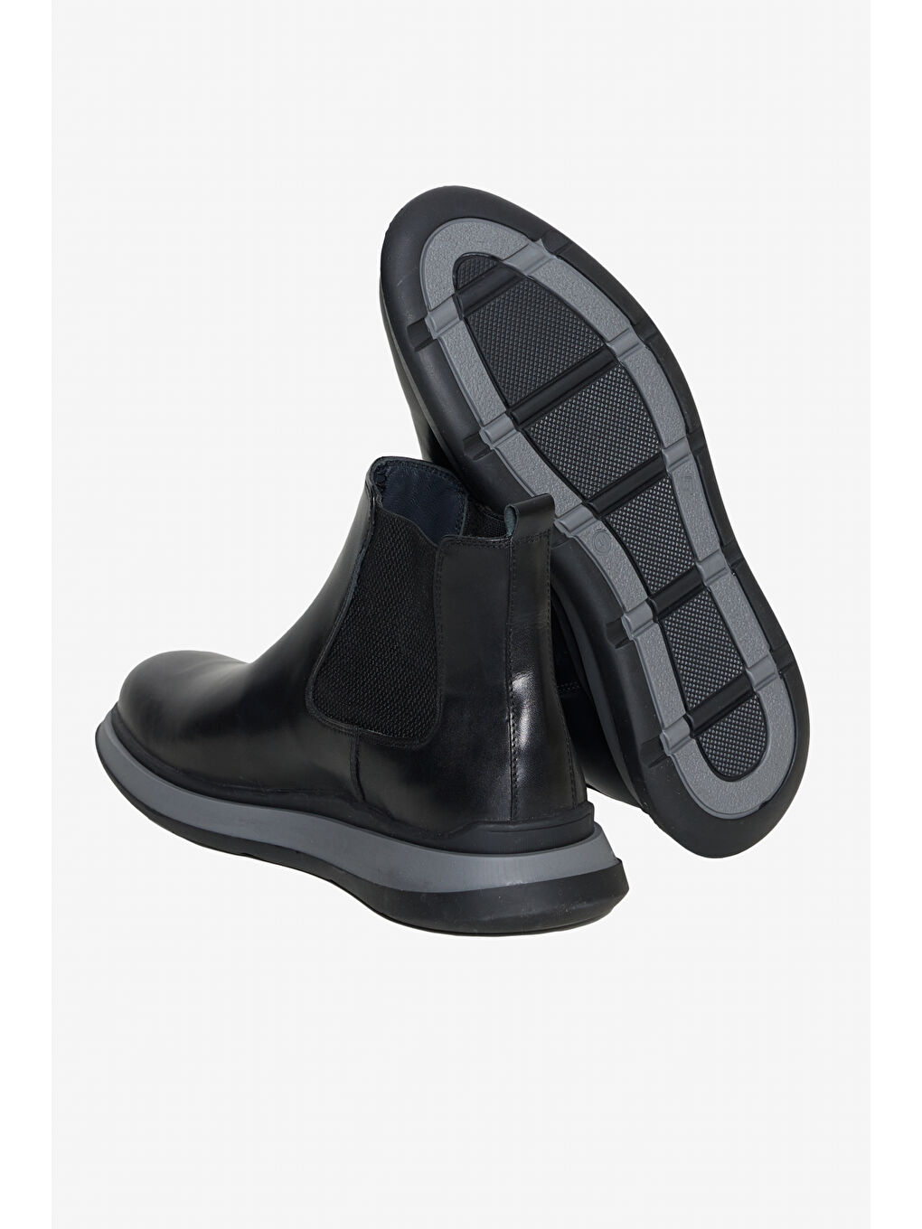 Erkek Siyah %100 Deri Bot-3