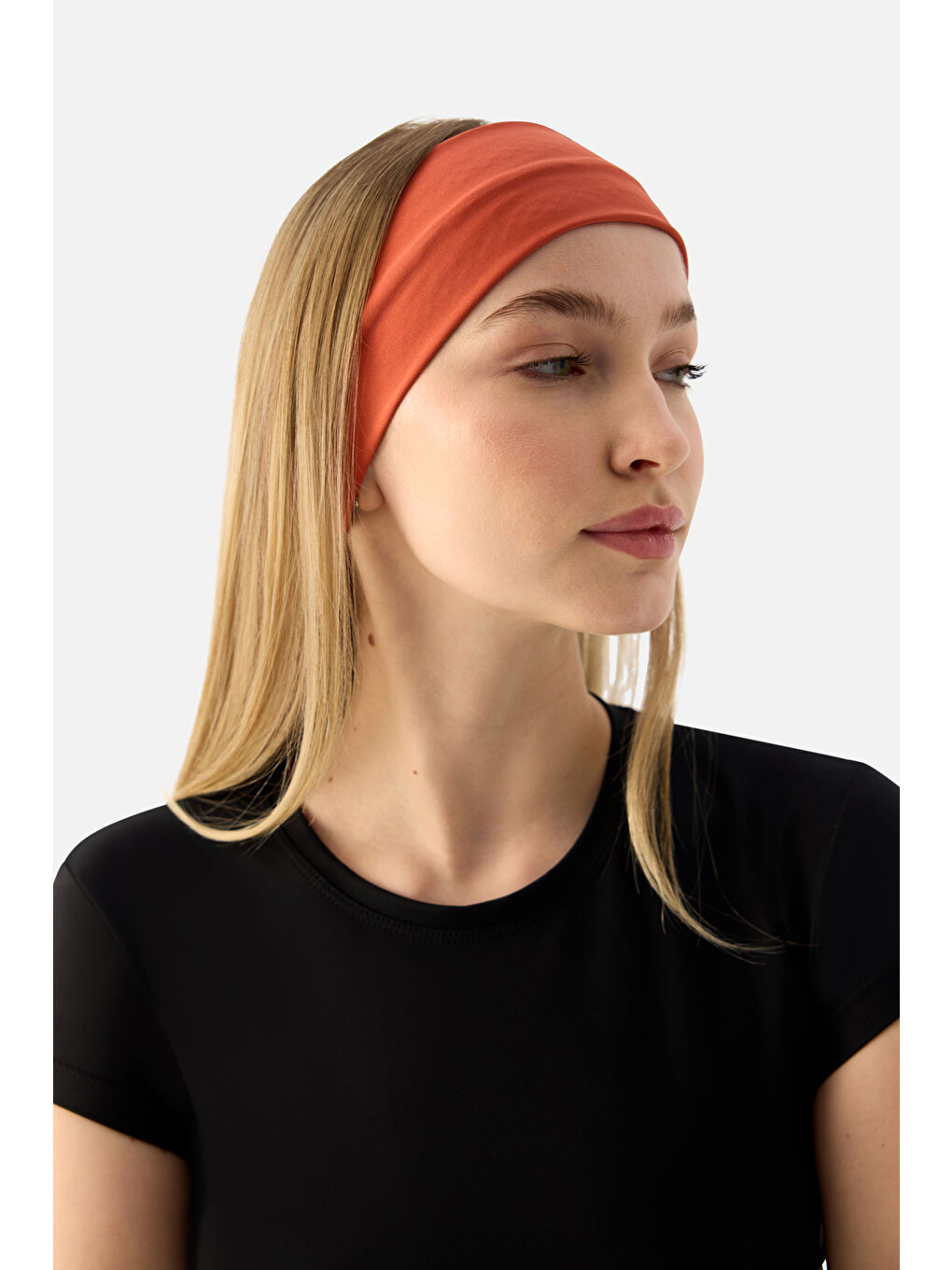 Turuncu Performans Kiremit Saç Bandı-1