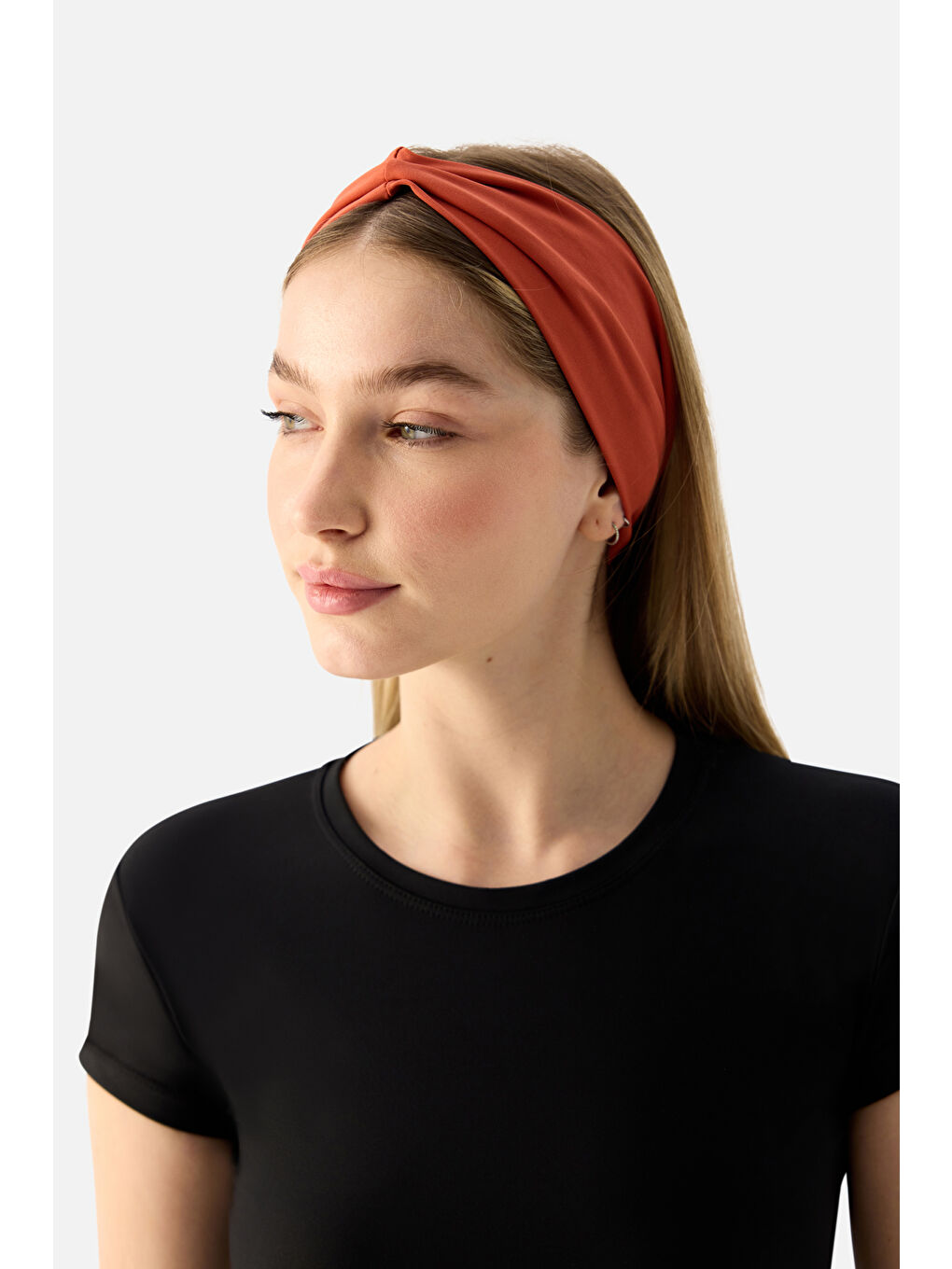 Turuncu Performans Kiremit Saç Bandı-2