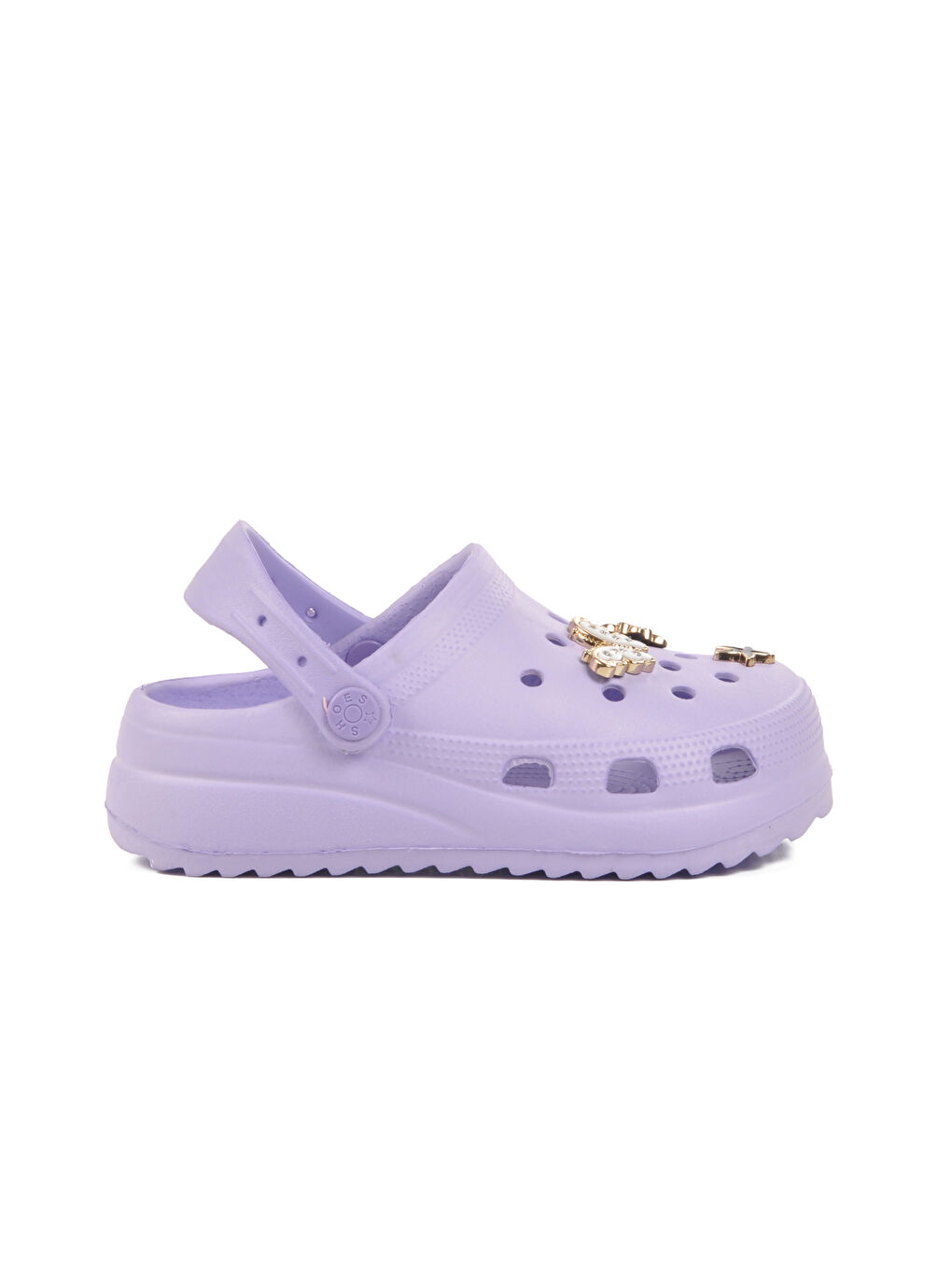 Lila Hafif Kız Çocuk Sabo Terlik 205 F