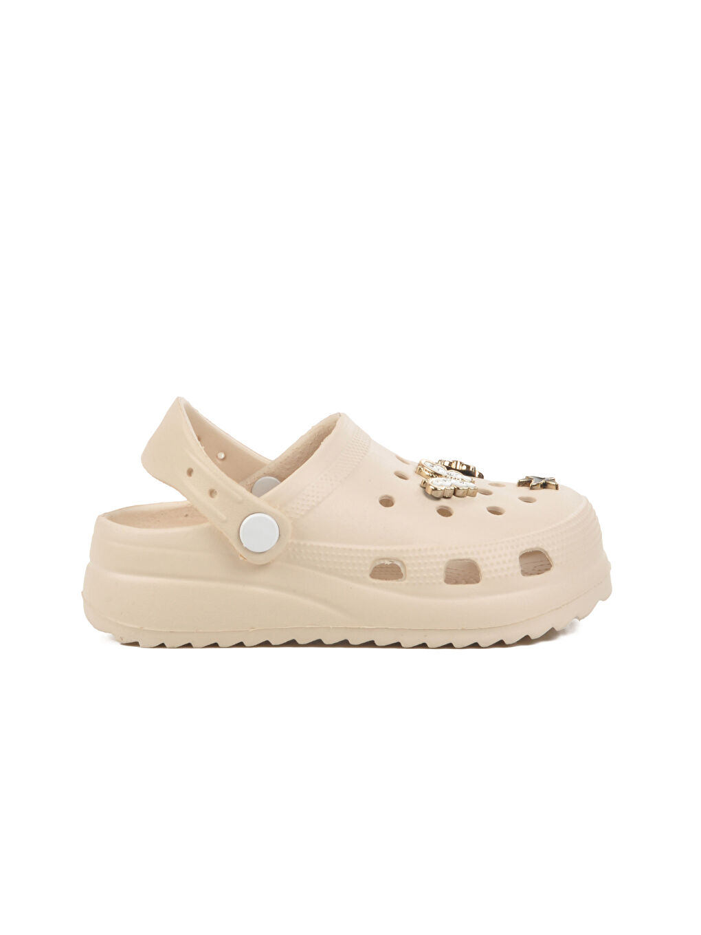 Ekru Hafif Kız Çocuk Sabo Terlik 205 F