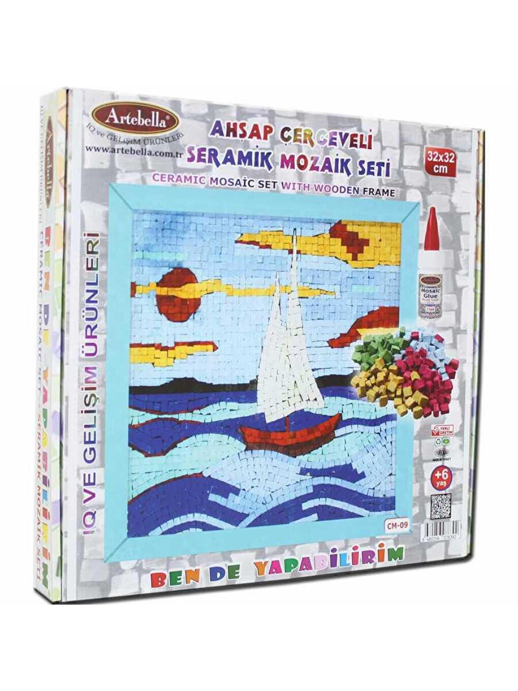 Artebella Karışık Seramik Mozaik Set 32x32cm CM-09 - 4