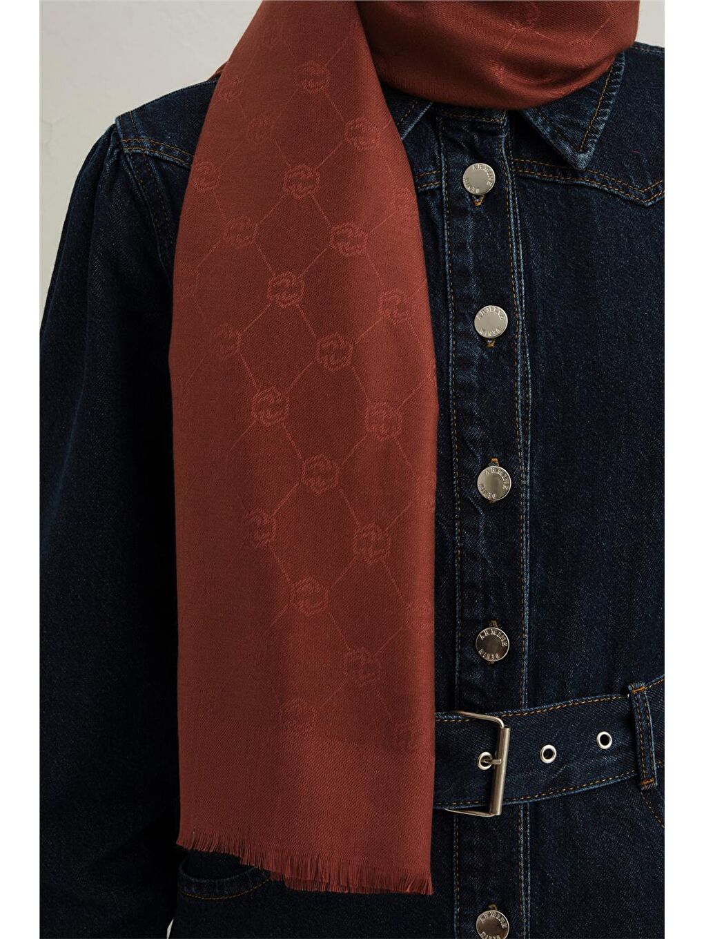 Kahverengi Viscon Şal 1 20-2