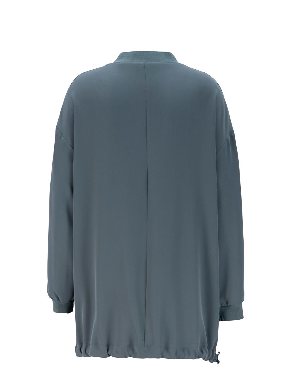 Broşlu Bluz Ort3100 Puslu Yeşil-1