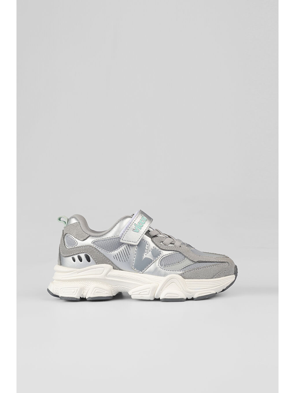 Wild Basic Unisex Okul Öncesi Gri Spor Ayakkabı