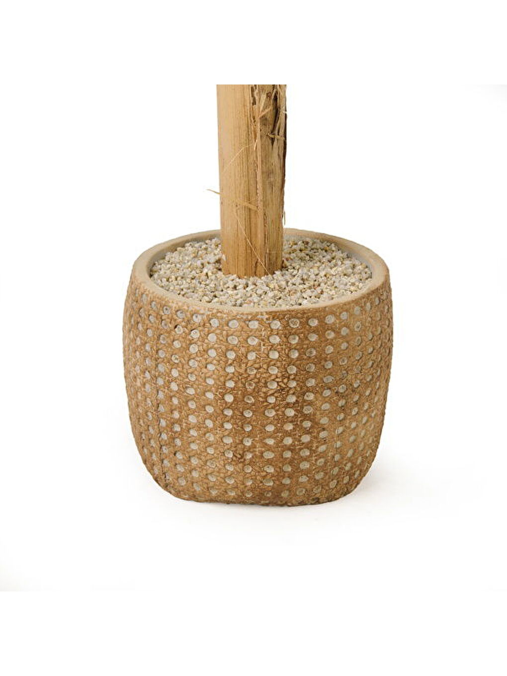 Karışık Hasır Efekt Saksıda Muz Ağacı - Renkli - 130 cm-3