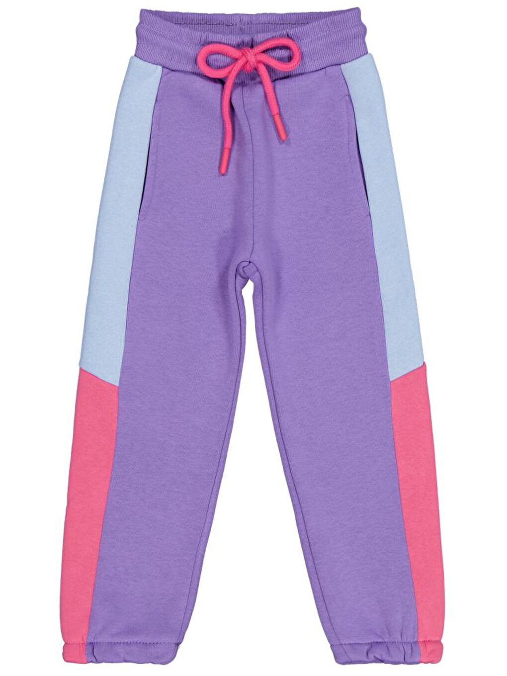 Mor Girls Yanı Parçalı 2-5 Yaş Eşofman Altı - Lila 2-3 Yaş
