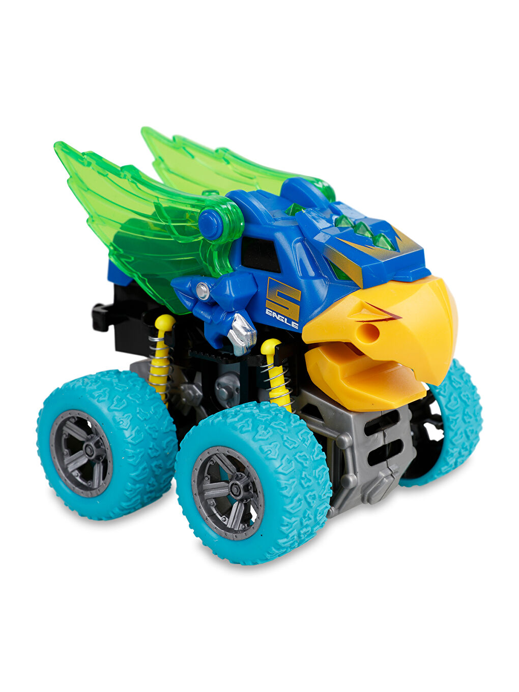 Sürtmeli Işıklı ve Sesli Kanatlı Gösteri Arabası Mavi