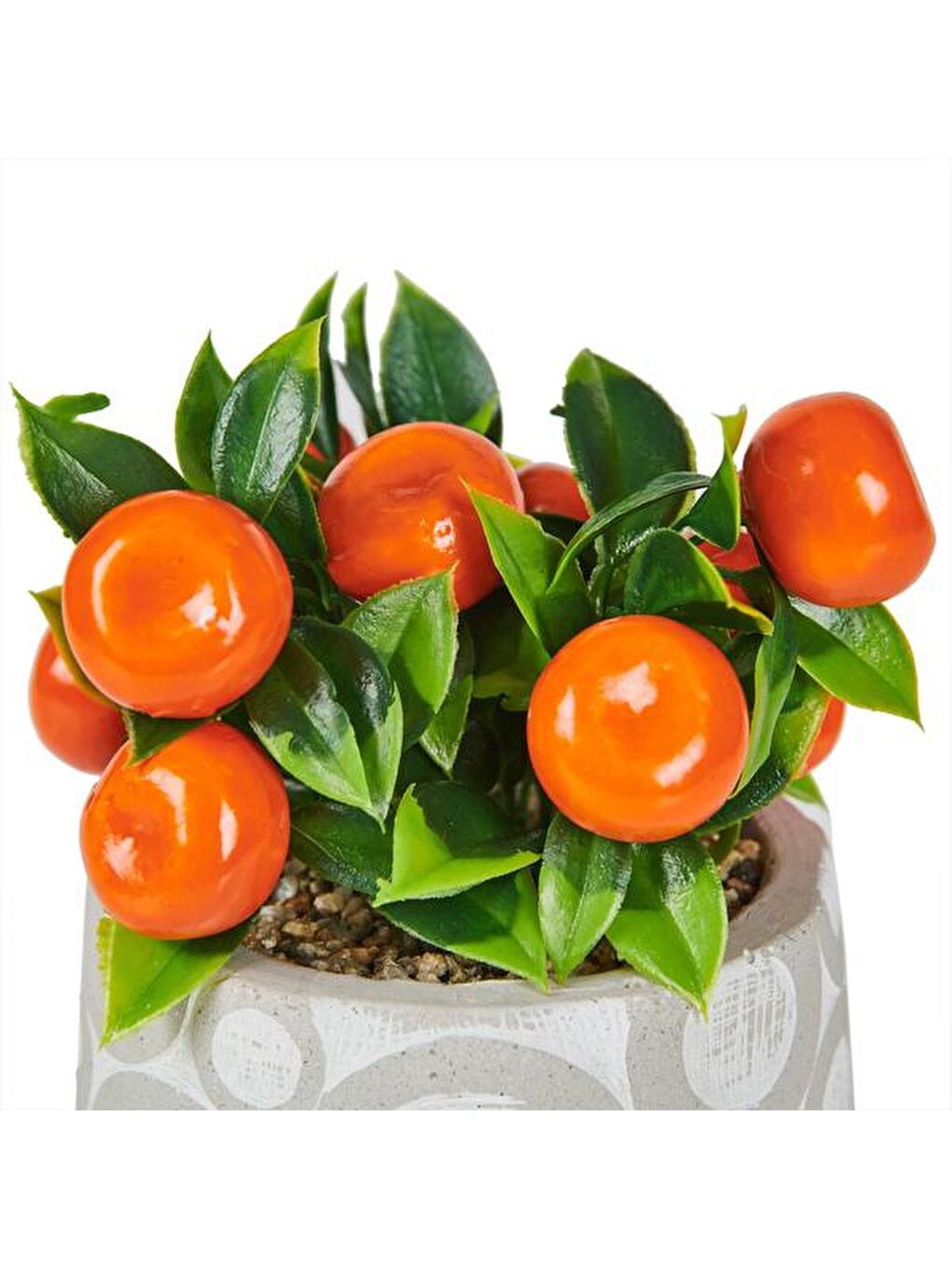 Turuncu Saksıda Yapay Mandalina-2