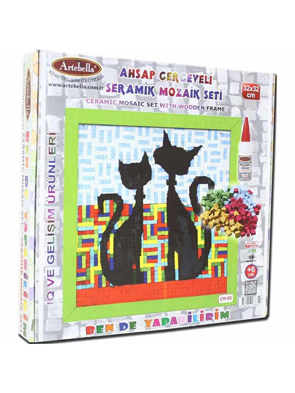 Artebella Karışık Seramik Mozaik Set 32x32cm CM-05 - 4