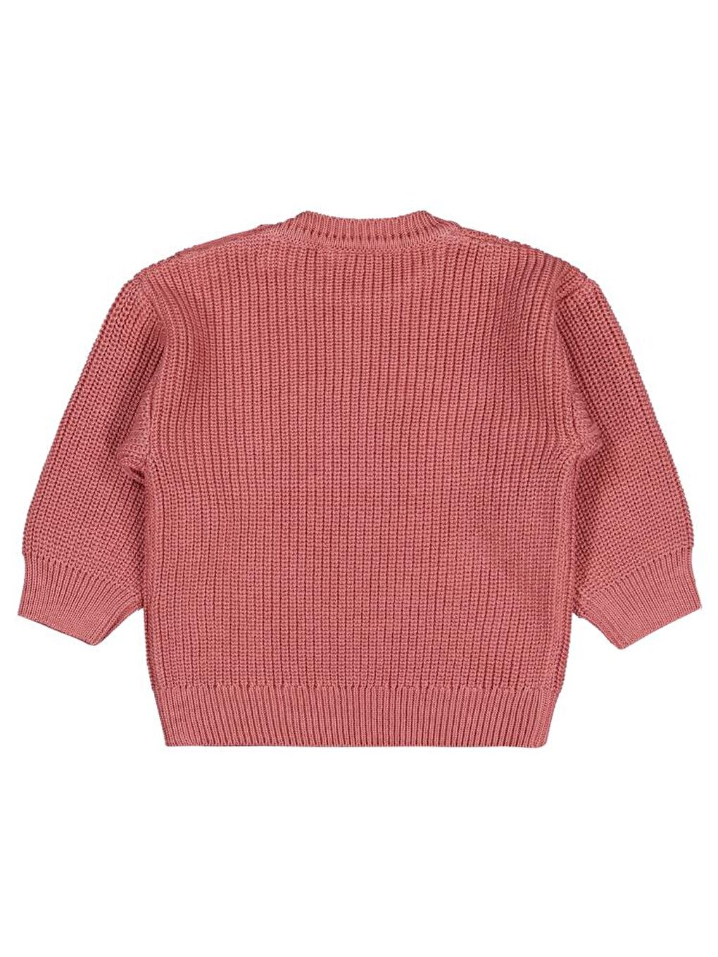 Kahverengi Baby Cutie İşlemeli 6-18 Ay Kazak - Turuncu 6-9 Ay-1