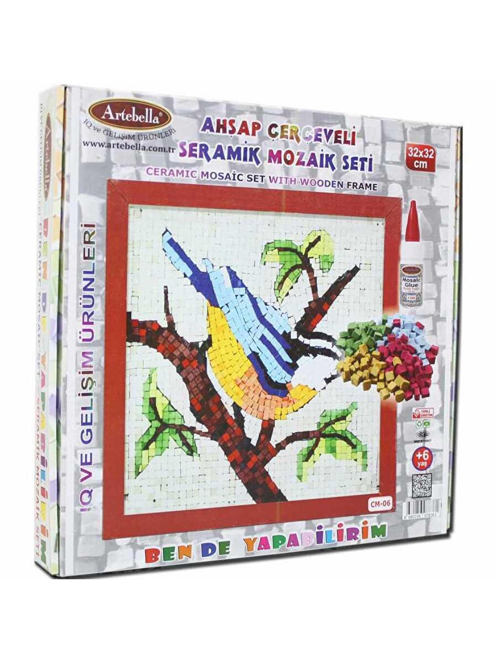 Artebella Karışık Seramik Mozaik Set 32x32cm CM-06 - 3