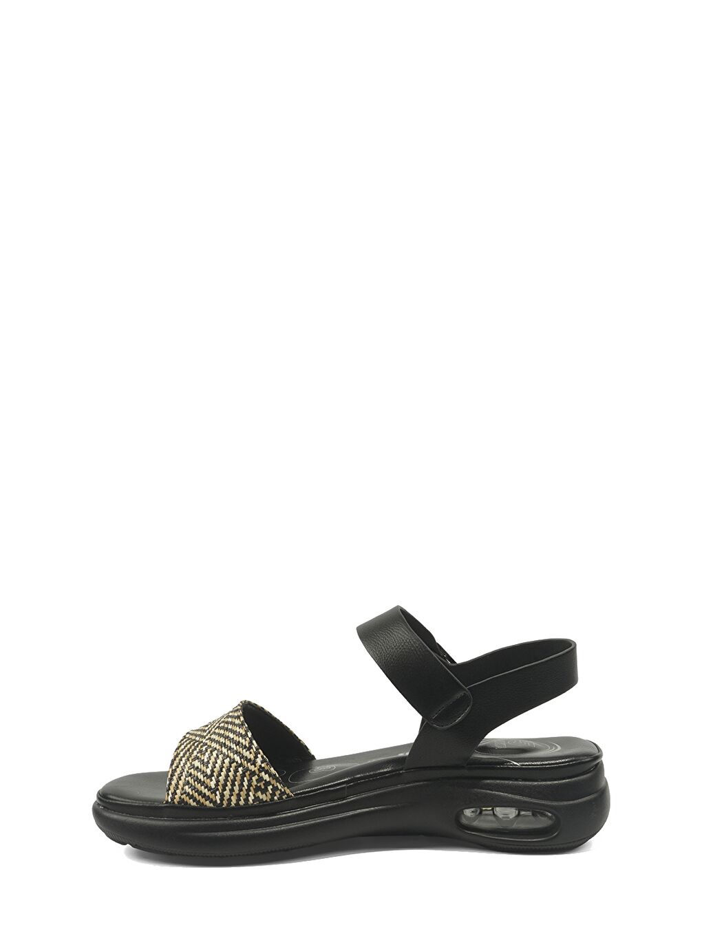 105796.Z Siyah Kadın Comfort Sandalet-2
