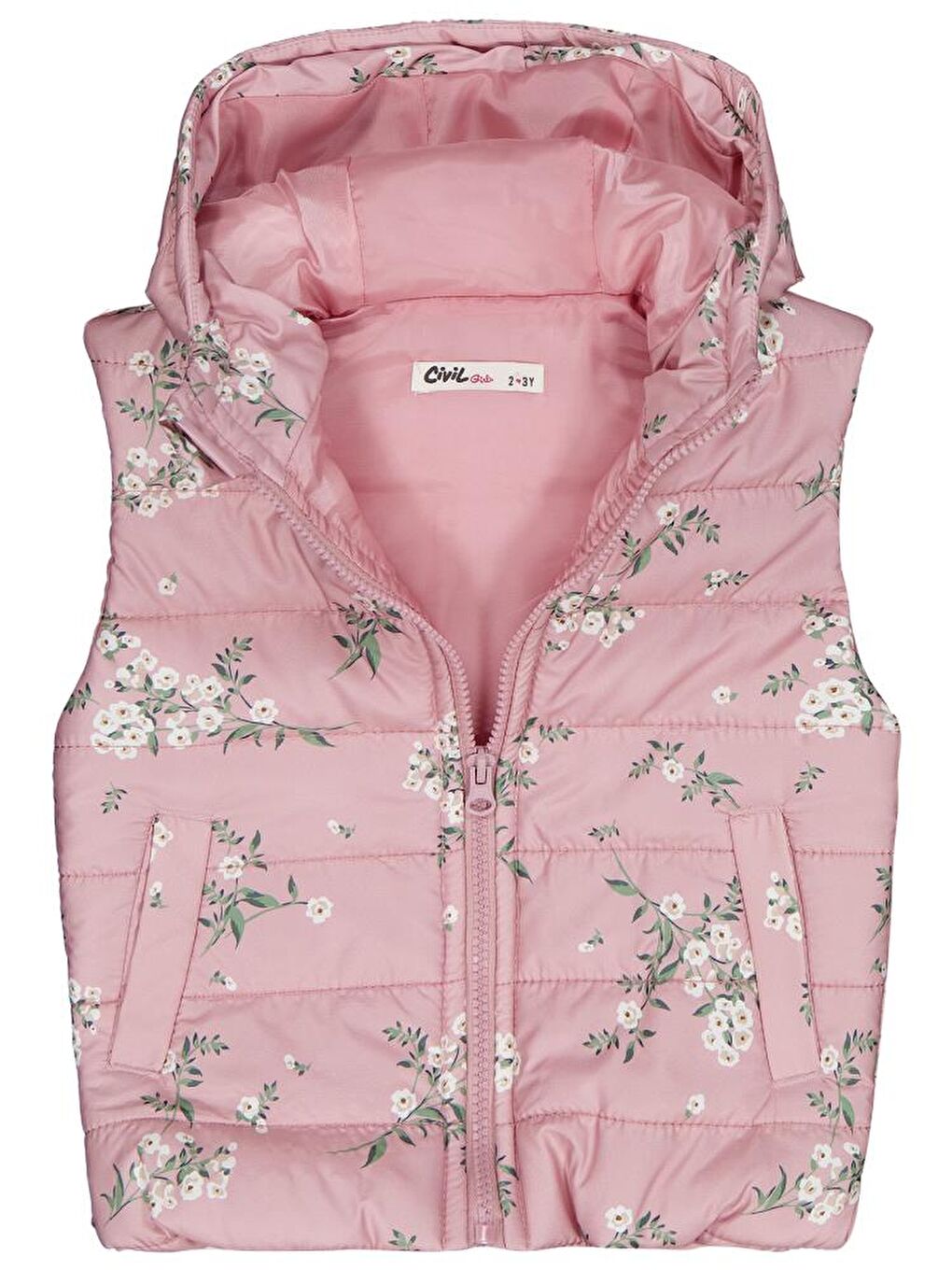 Girls Çıtır Çiçek 2-5 Yaş Yelek - Pembe 2-3 Yaş-2
