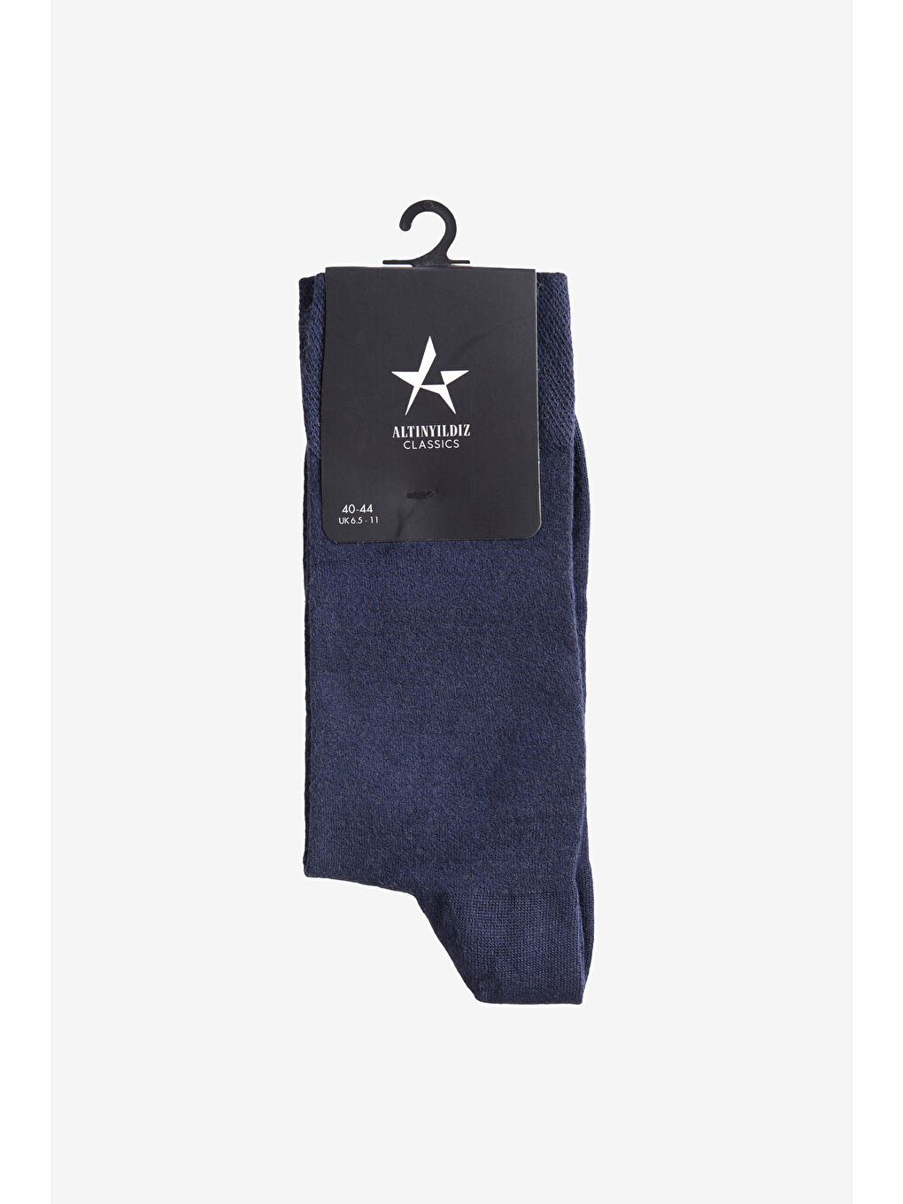 Erkek Lacivert Yumuşak Dokulu Desenli Tekli Çorap