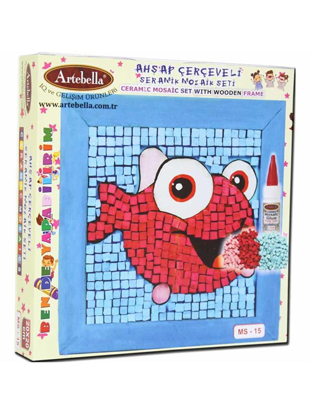 Artebella Karışık Seramik Mozaik Set 20x20cm MS-15 - 3