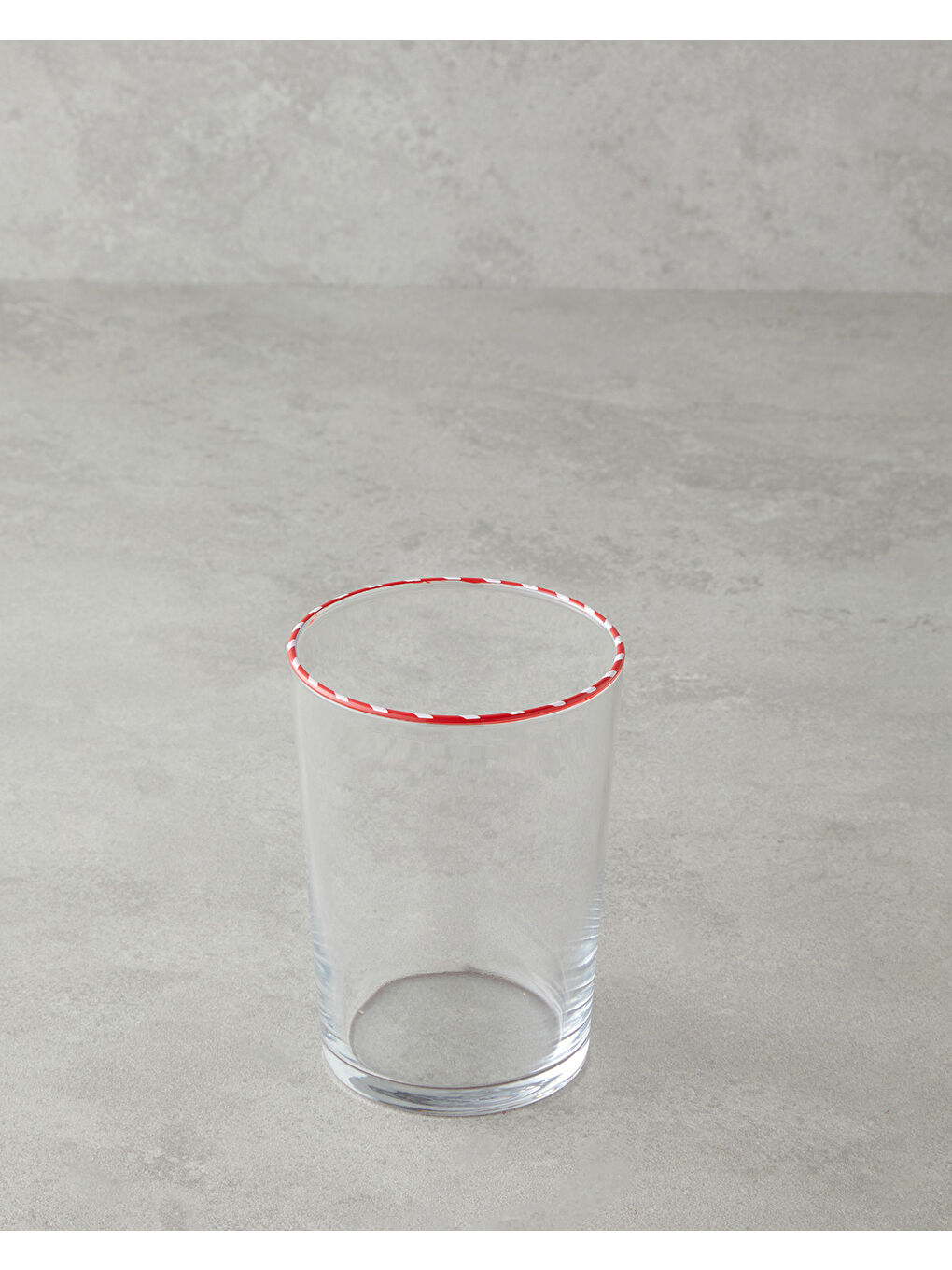 Candy Cane Stripe Cam Bardak 510 ML Kırmızı-1