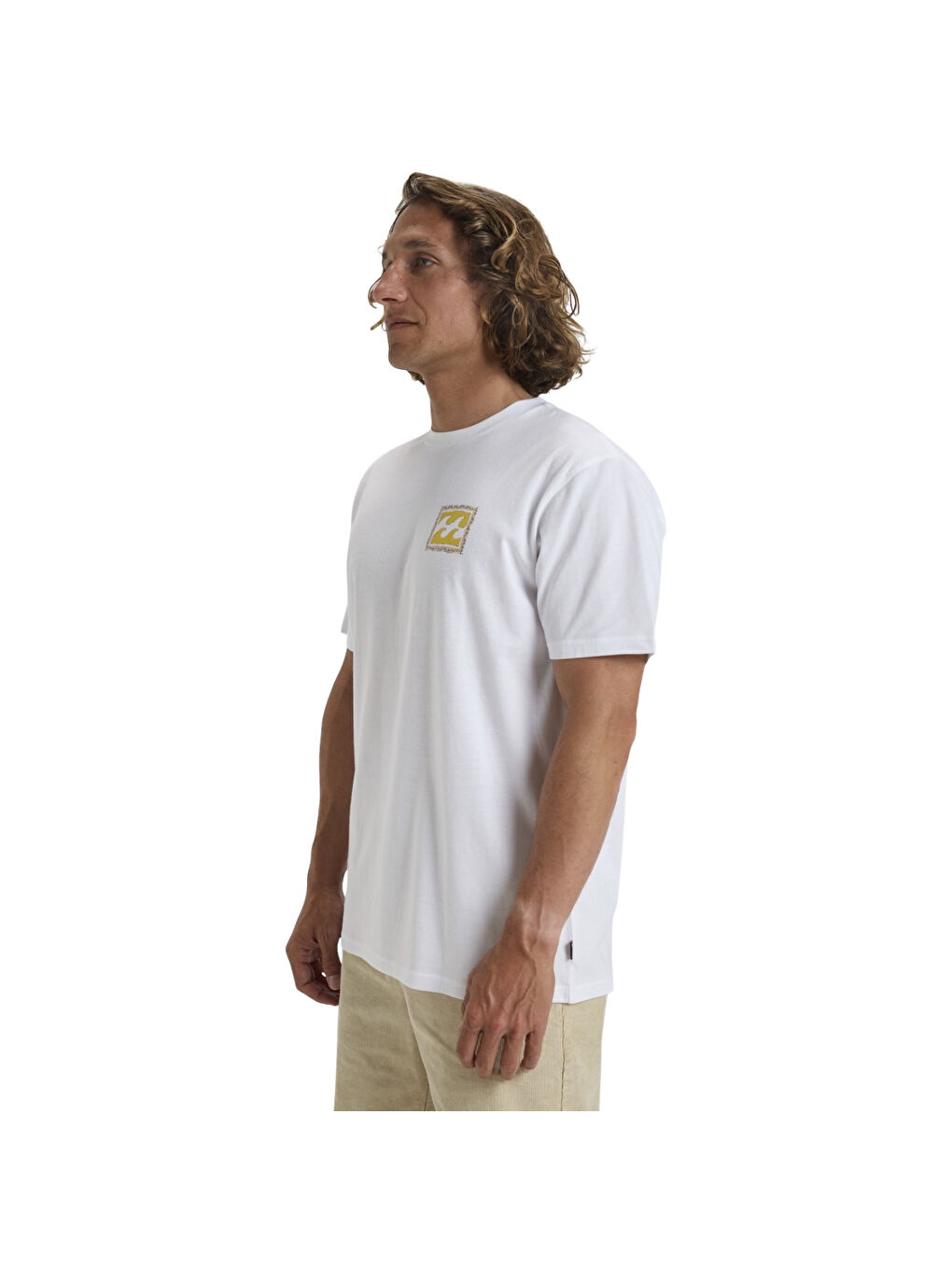 Crayon Wave Ss Erkek Beyaz Tişört-2