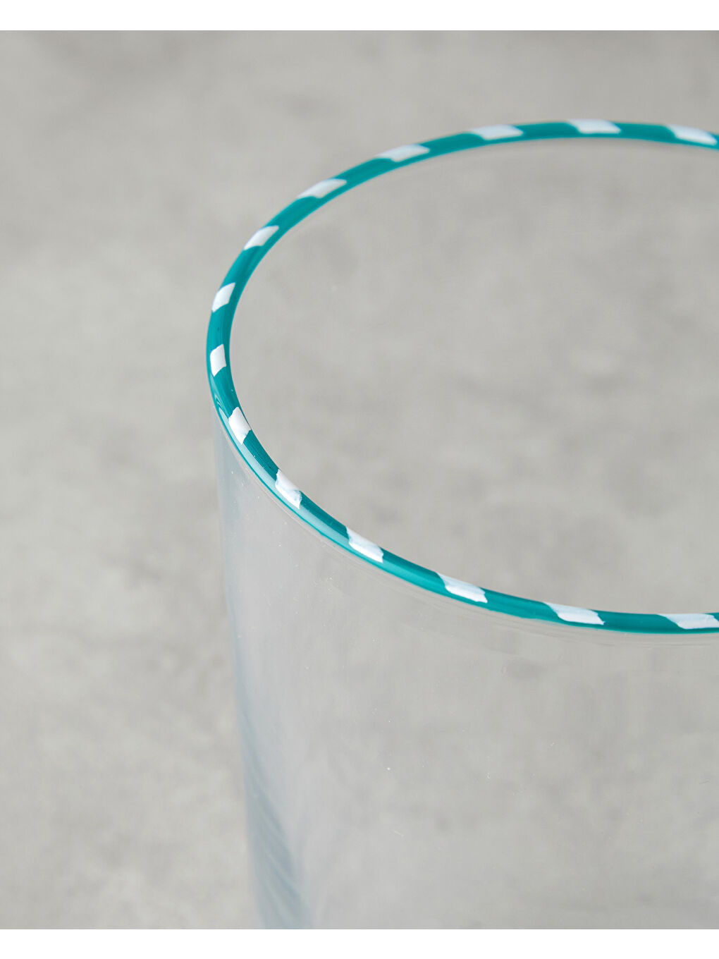 Candy Cane Stripe Cam Bardak 510 ML Yeşil-2