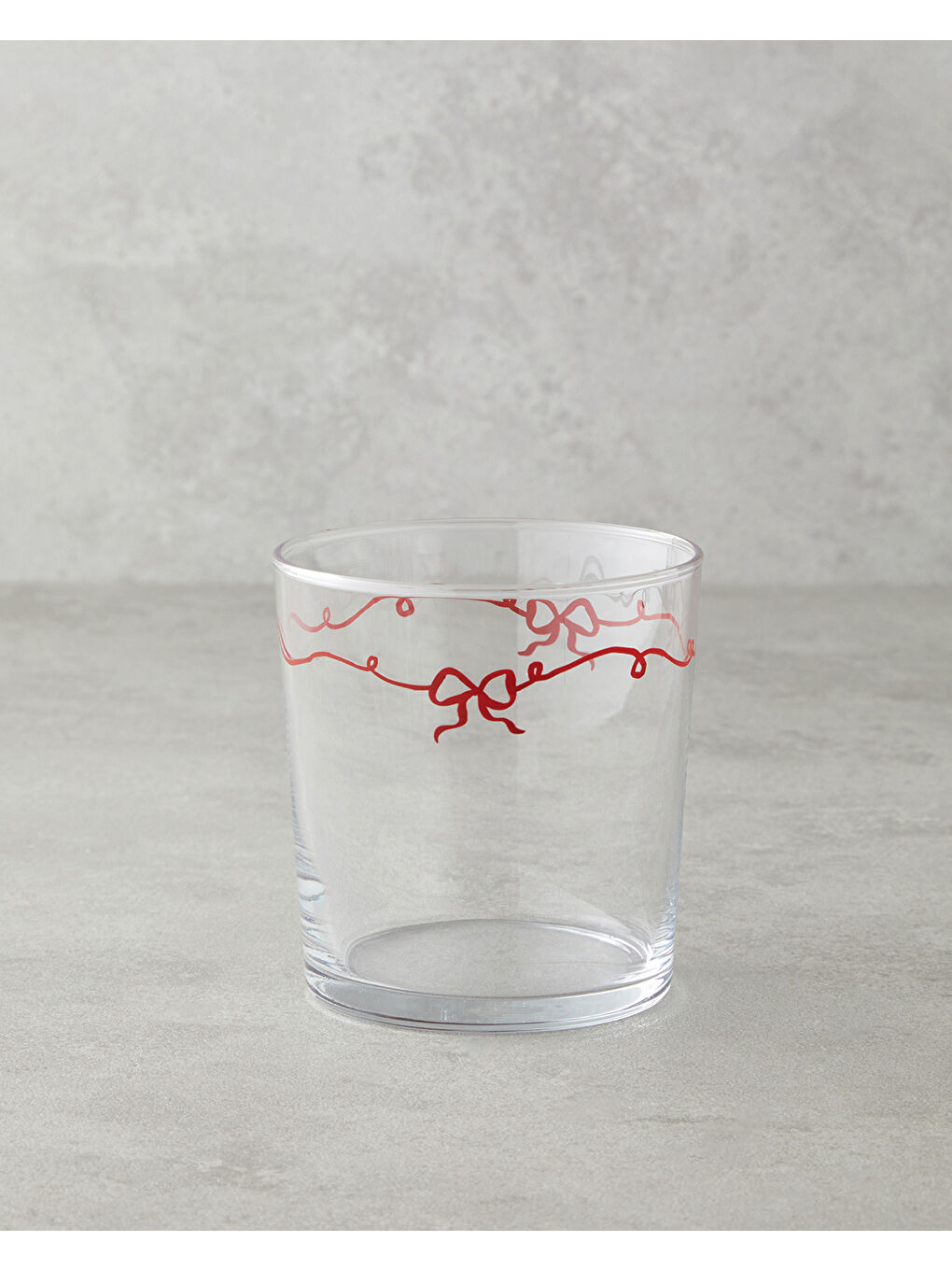 Ribbon Joy Cam 2'li Bardak 380 ml Kırmızı - Yeşil-2