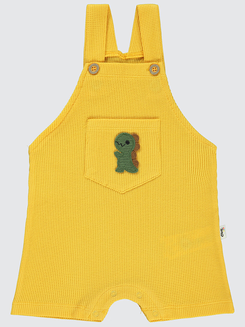 Civil Sari Baby Erkek Bebek Salopet 6-18 Ay Soft Sarı