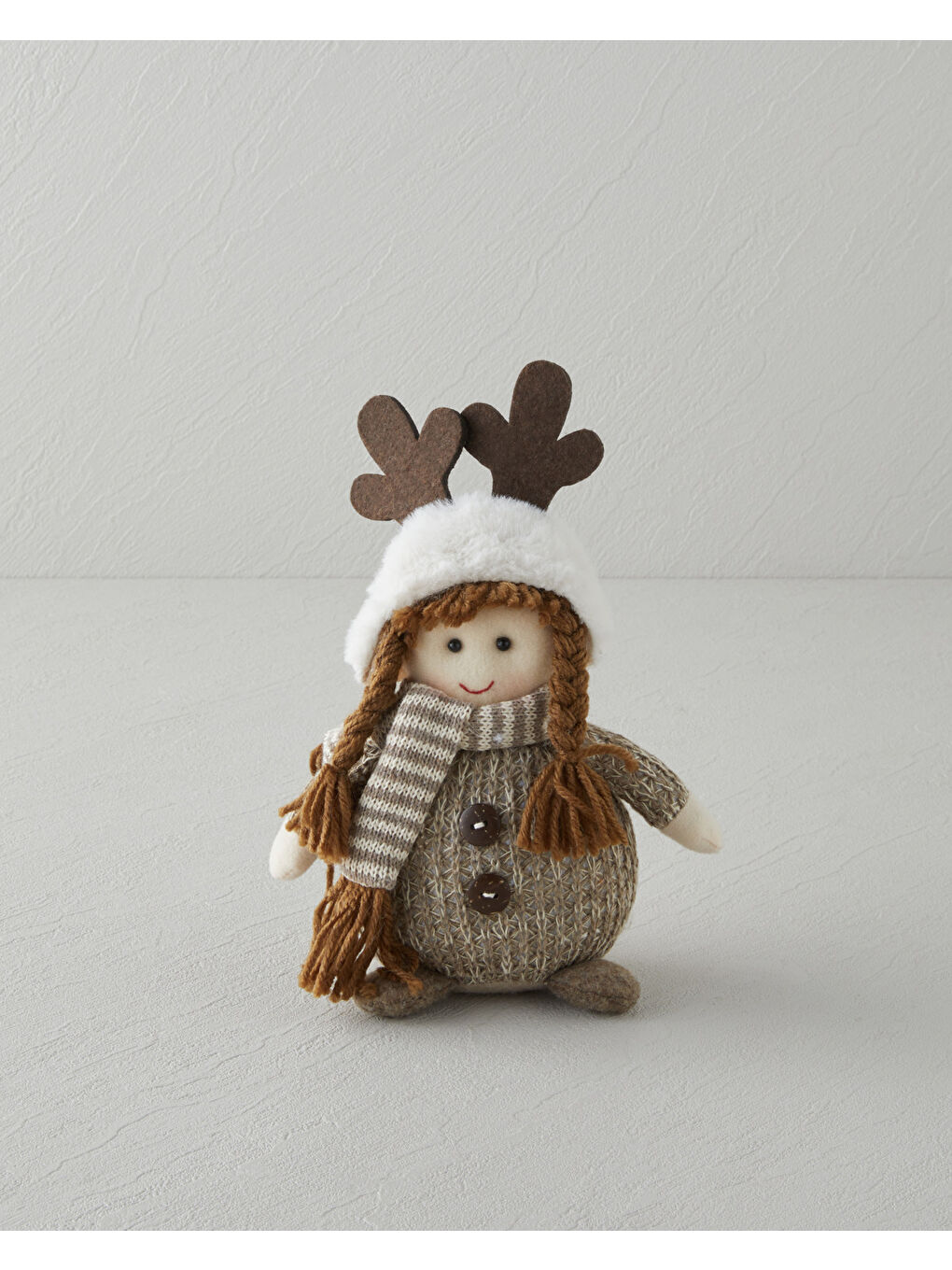 Kahverengi Angel Dekoratif Obje 15 cm Kahve