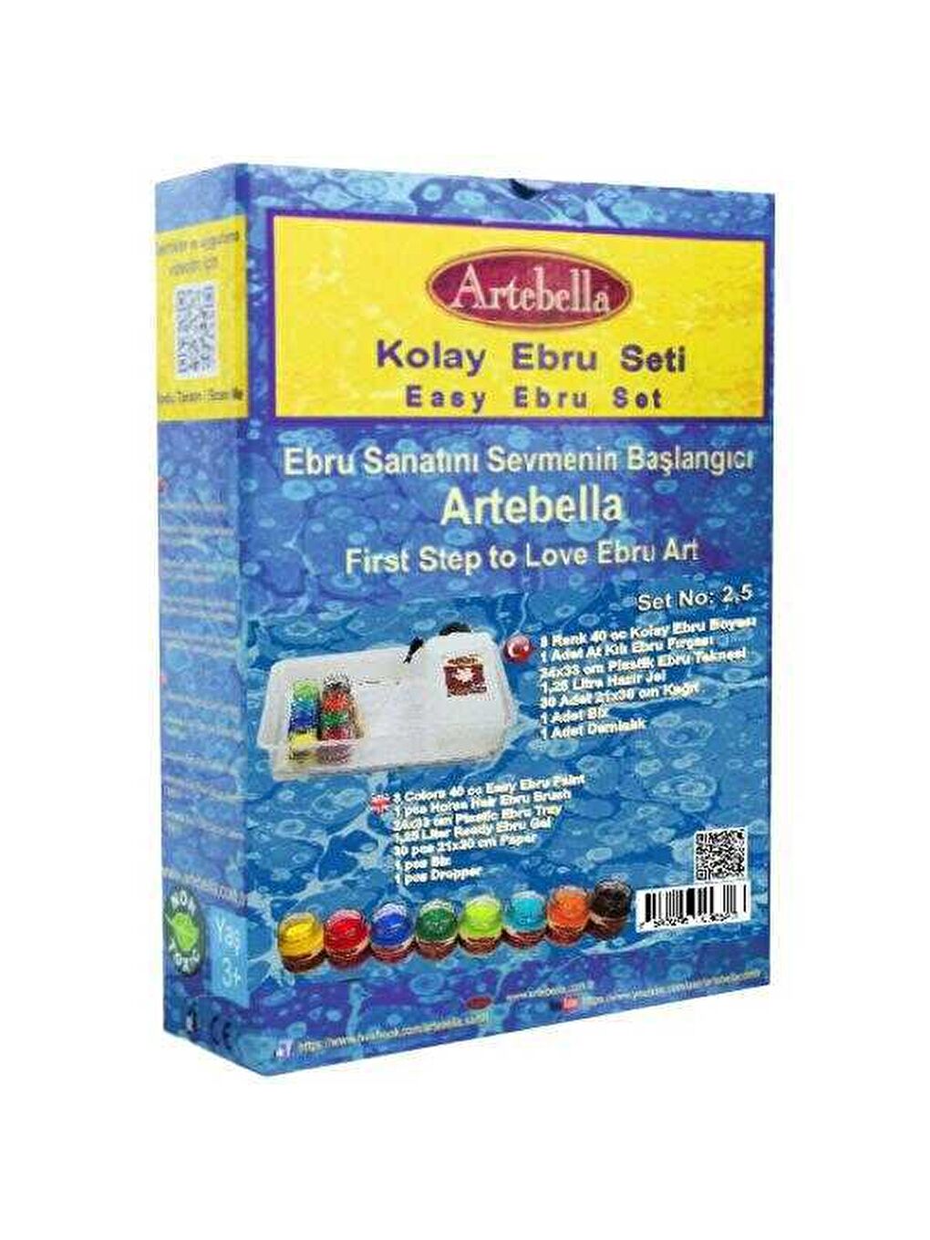 Artebella Karışık Kolay Ebru Seti No:2.5 - 2