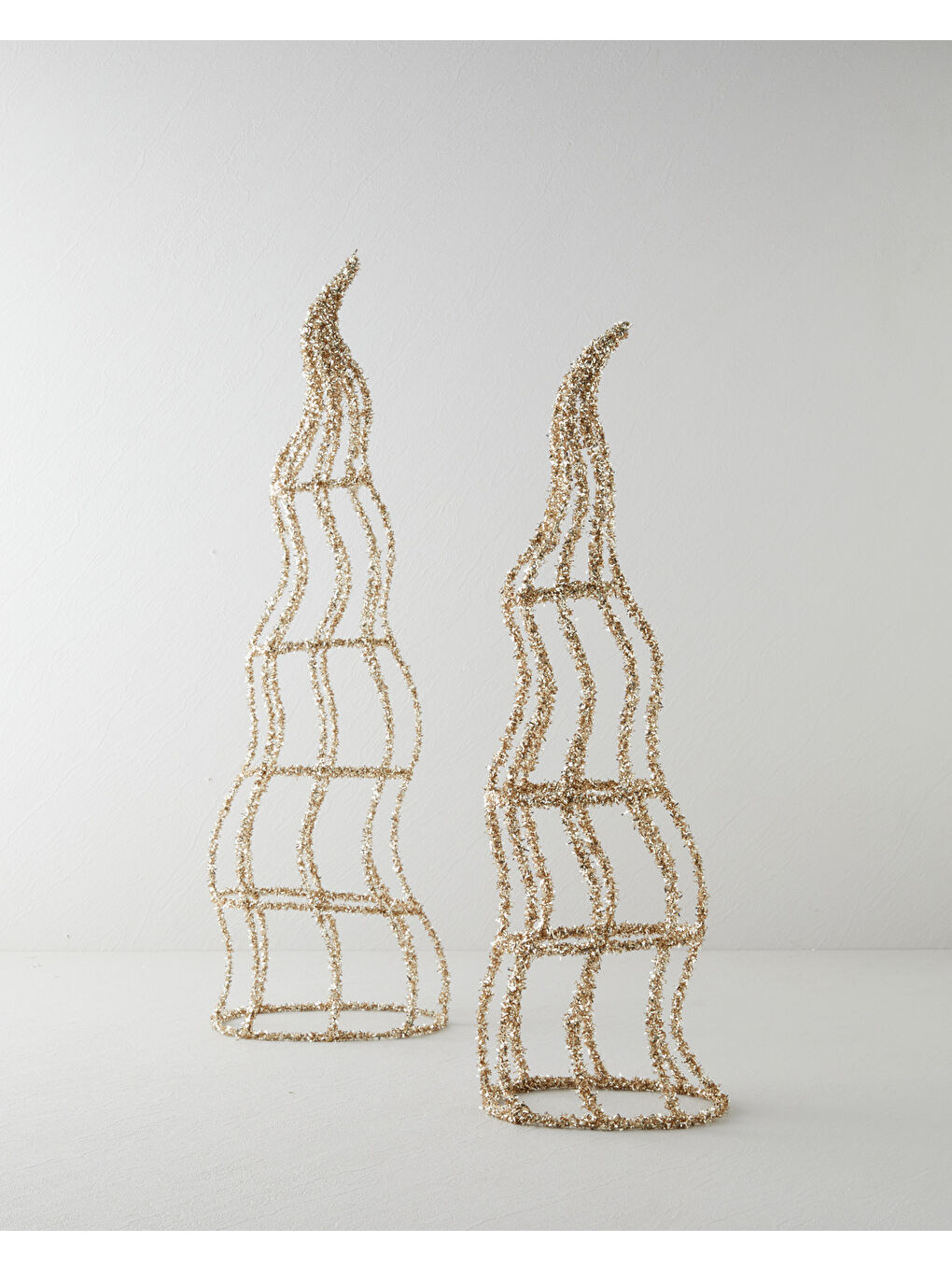 Sarı Koral Dekoratif Obje 56 cm Gold-2