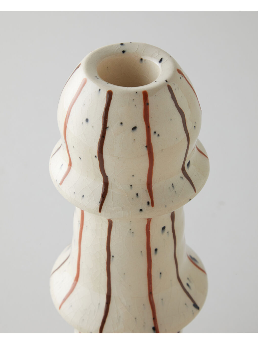 Ekru Lilie Şamdan 25,5 cm Krem-1