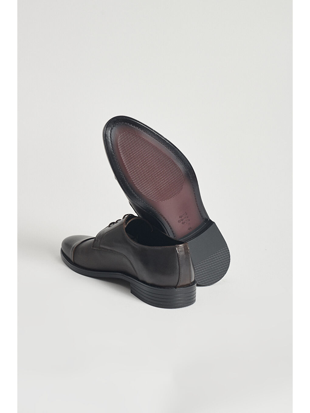 Erkek Kahverengi Klasik Deri Ayakkabı-3