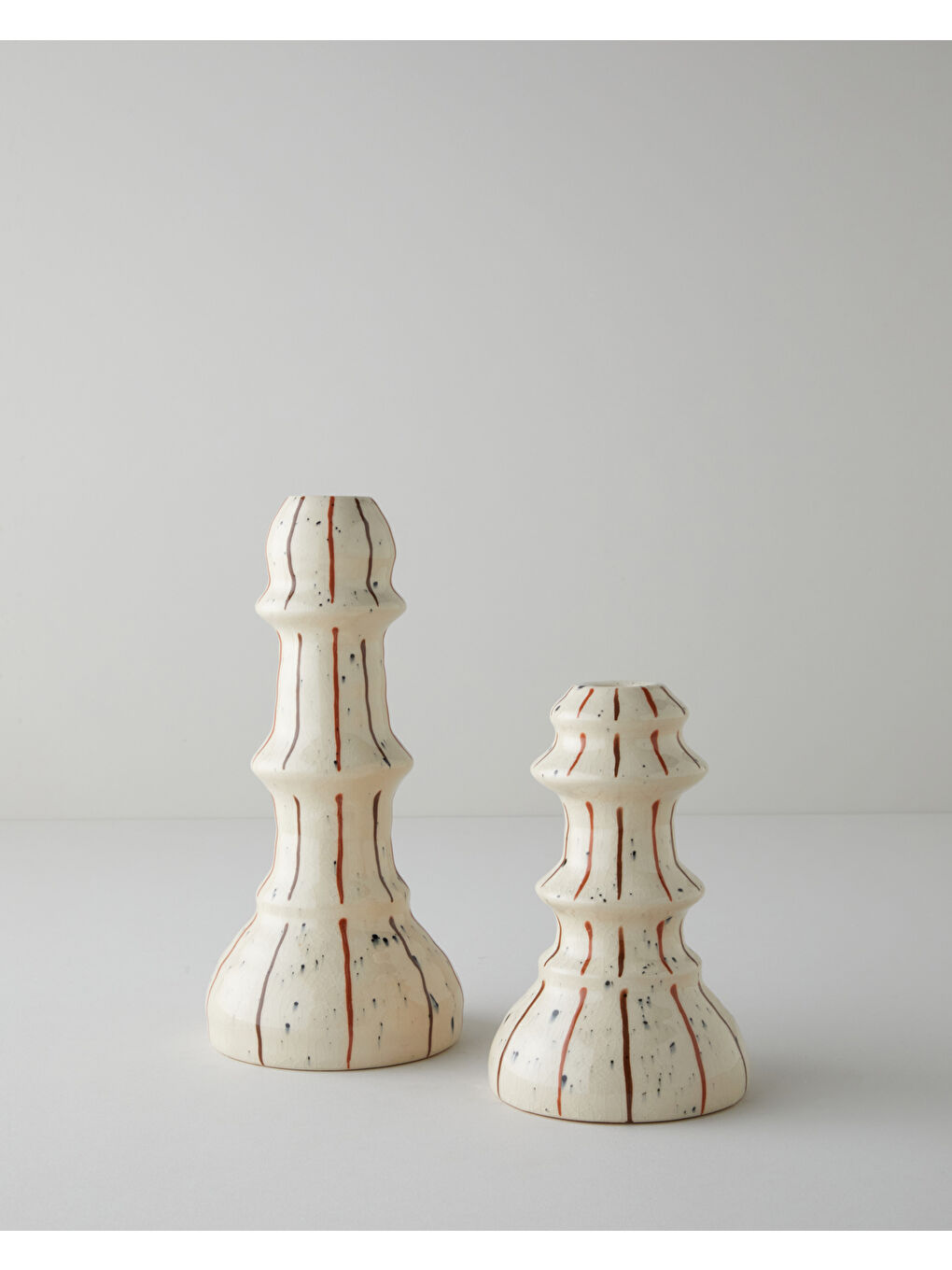 Ekru Lilie Şamdan 25,5 cm Krem-3