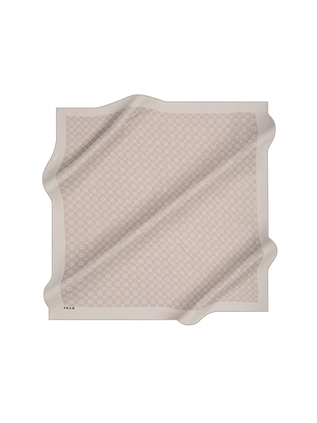 Bej Vizon 100X100 1090500 ELEGANCE MONOGRAM EŞARP