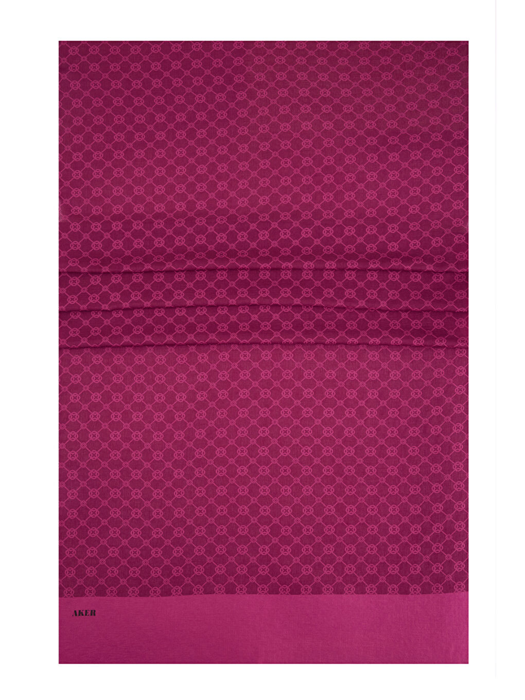 Mürdüm 75X190 CM 1090100 ELEGANCE MONOGRAM ŞAL