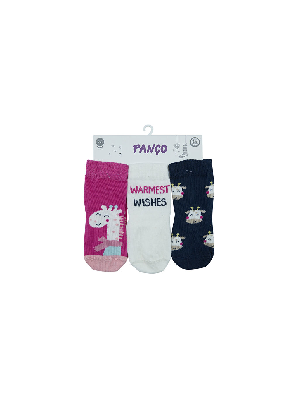Karışık Kız Çocuk 3'lü Soket Çorap Set-1