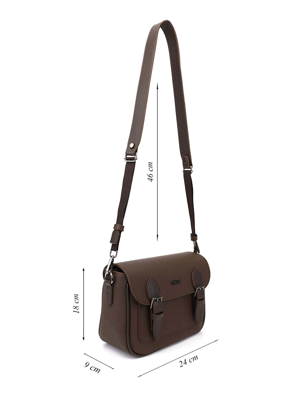 Kahverengi Kadın AÇIK KAHVERENGİ Uzun Askılı Omuz Çantası-1