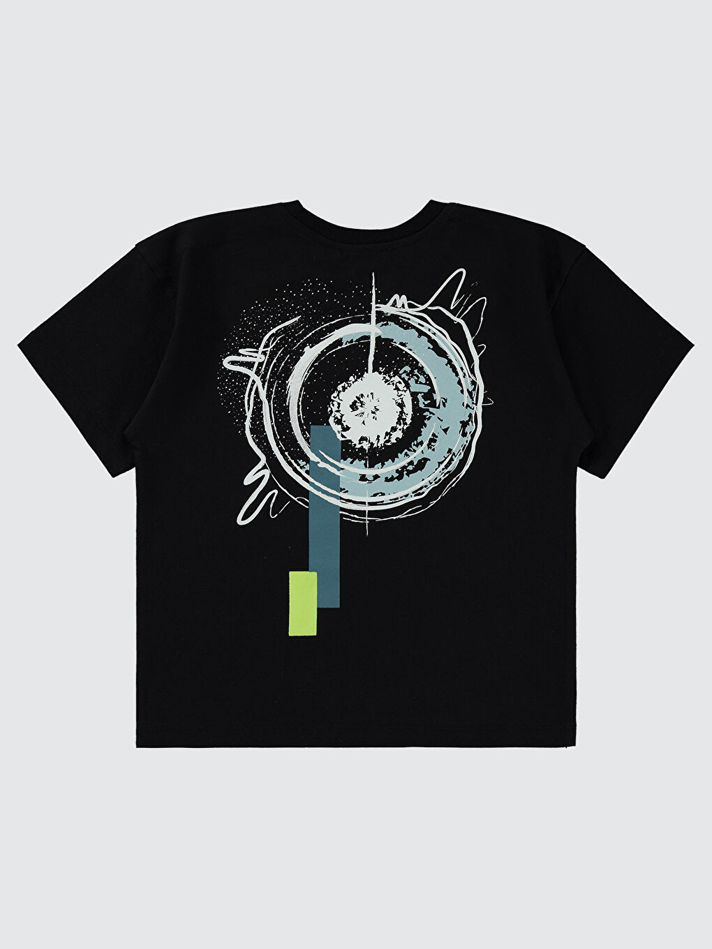 Boys Erkek Çocuk Tişört 6-9 Yaş Siyah-2