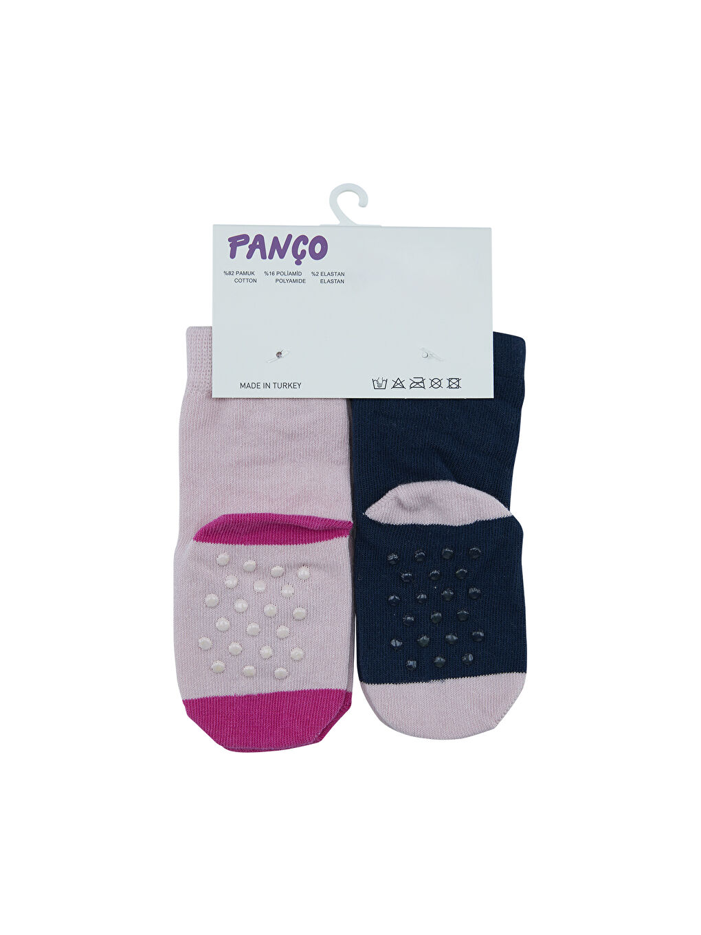 Karışık Kız Çocuk 2'li Soket Çorap Set-6