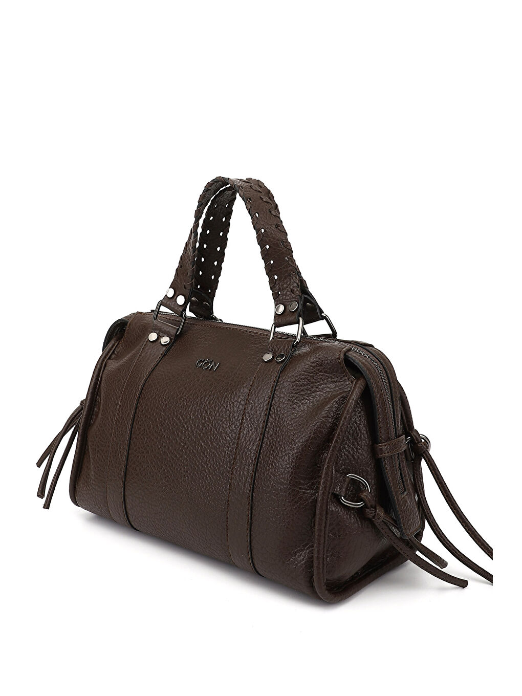 Kahverengi Kadın AÇIK KAHVERENGİ Bowling El Ve Omuz Çantası-2