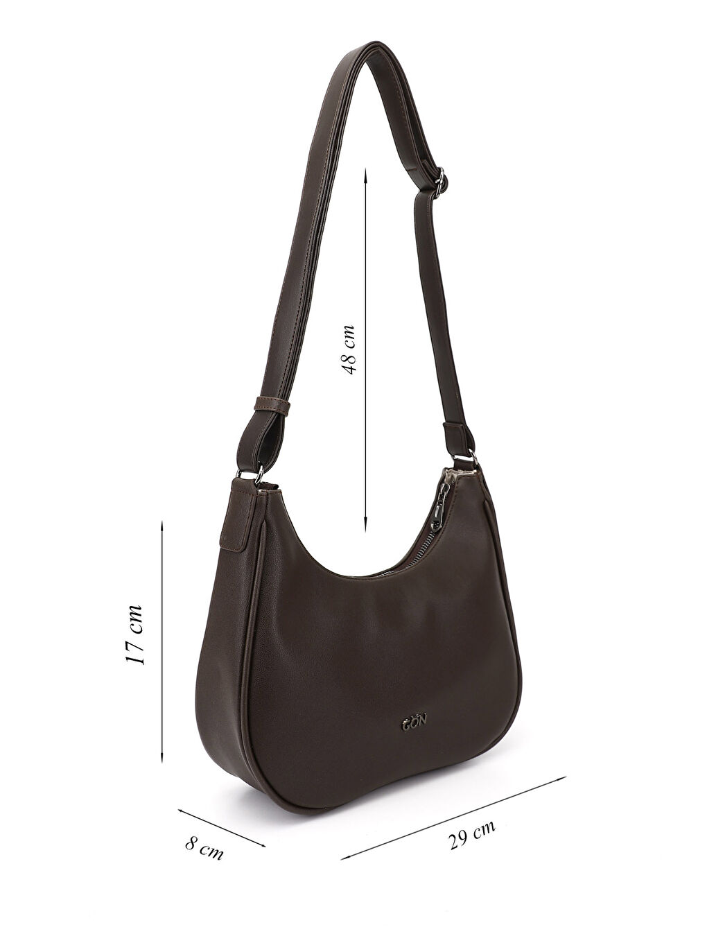 Kahverengi Kadın AÇIK KAHVERENGİ Uzun Askılı Omuz Çantası-1