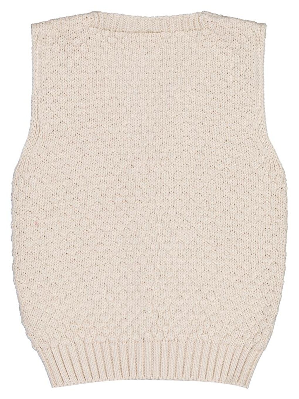 Baby Baklava Desen 6-18 Ay Yelek - Bej 6-9 Ay-1