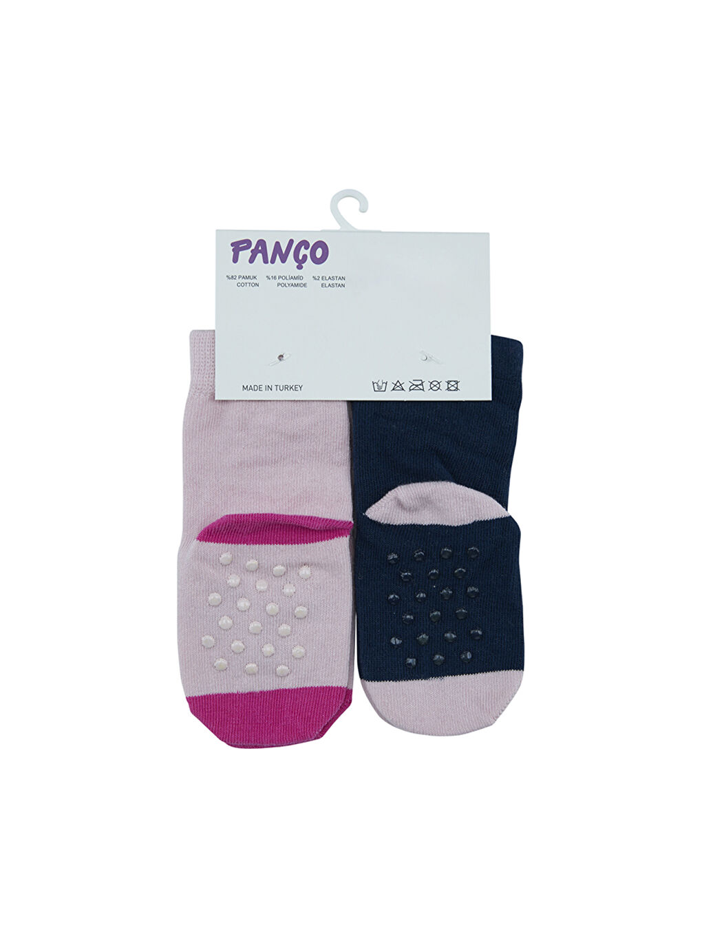 Karışık Kız Çocuk 2'li Soket Çorap Set-8