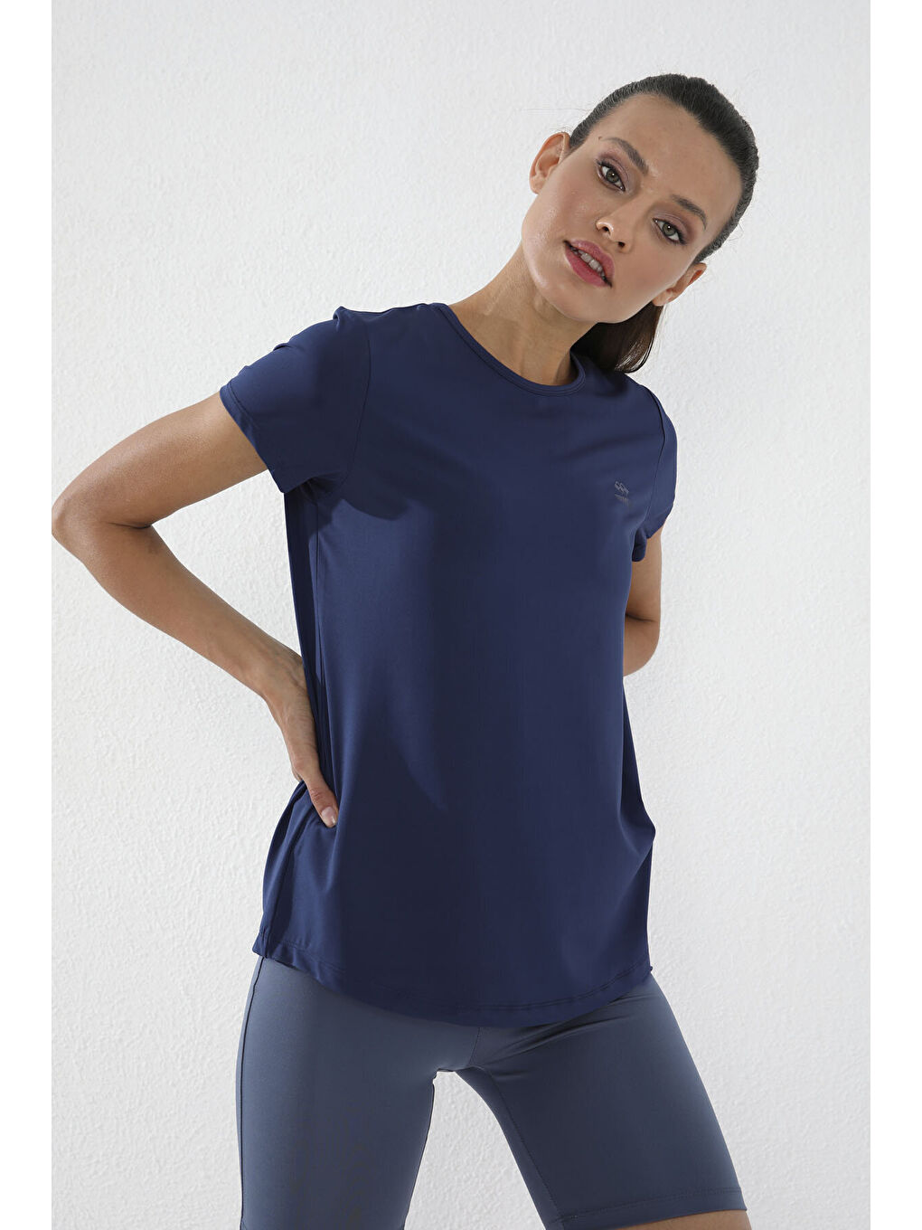 Mavi Standart Kalıp O Yaka 2li Paket İndigo-Limon Kadın T-Shirt - 97144-3