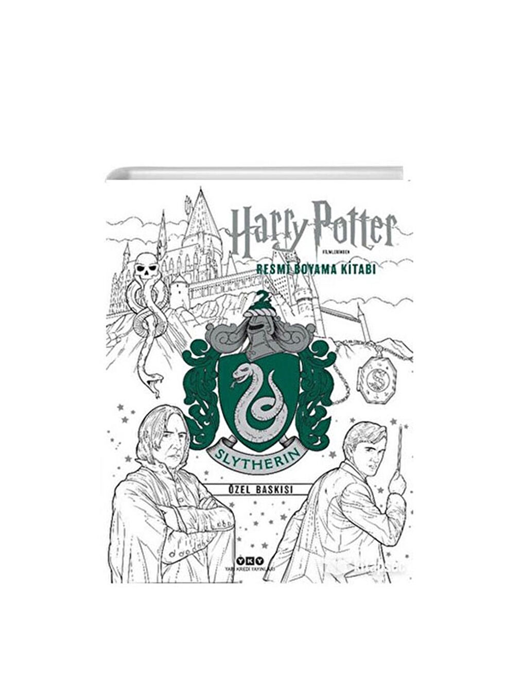 Harry Potter Filmlerinden Resmi Boyama Kitabı - Slytherin Özel Baskısı