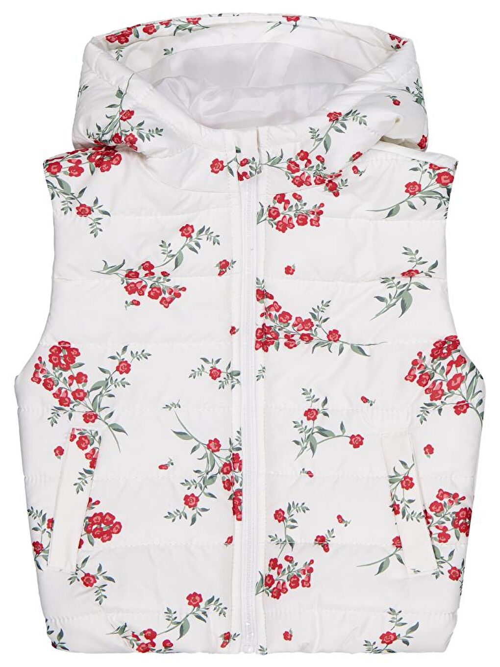 Girls Çıtır Çiçek 2-5 Yaş Yelek - Ekru 5-6 Yaş-2