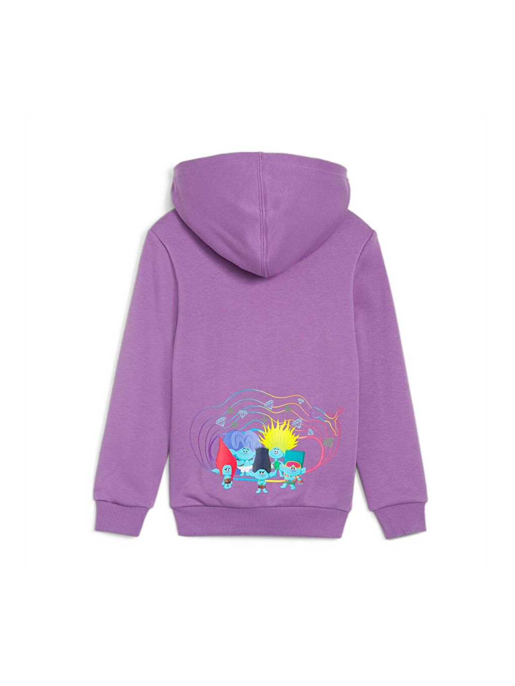Mor x TROLLS Çocuk Kapüşonlu SWEATSHIRT-3