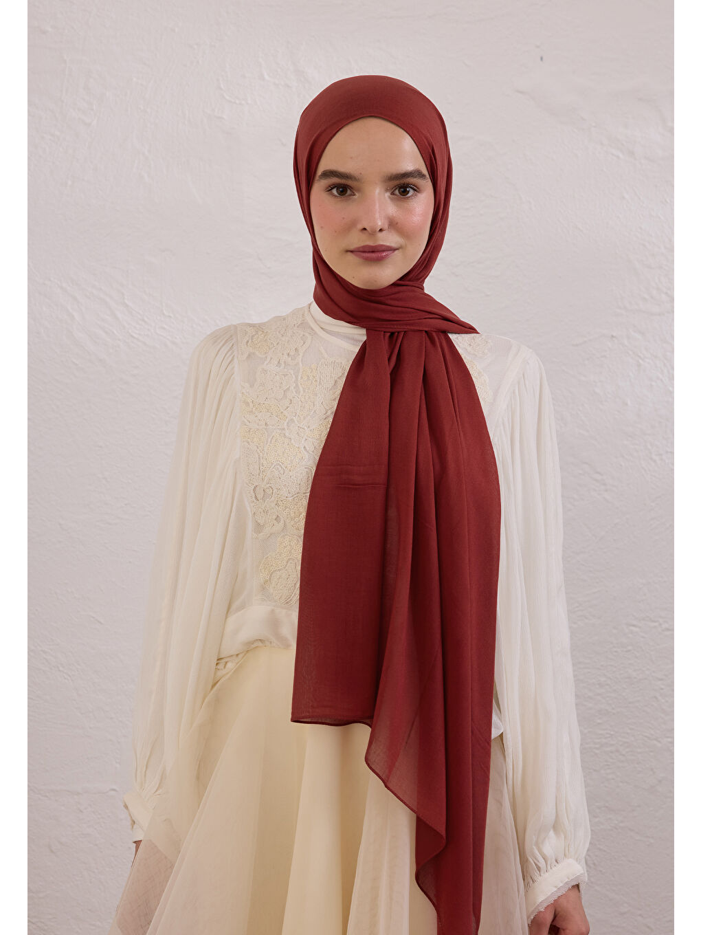 Soft Viskon Şal Kırmızı-2