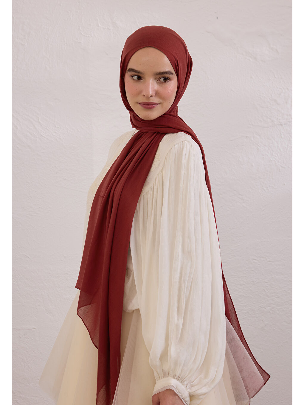 Soft Viskon Şal Kırmızı-3