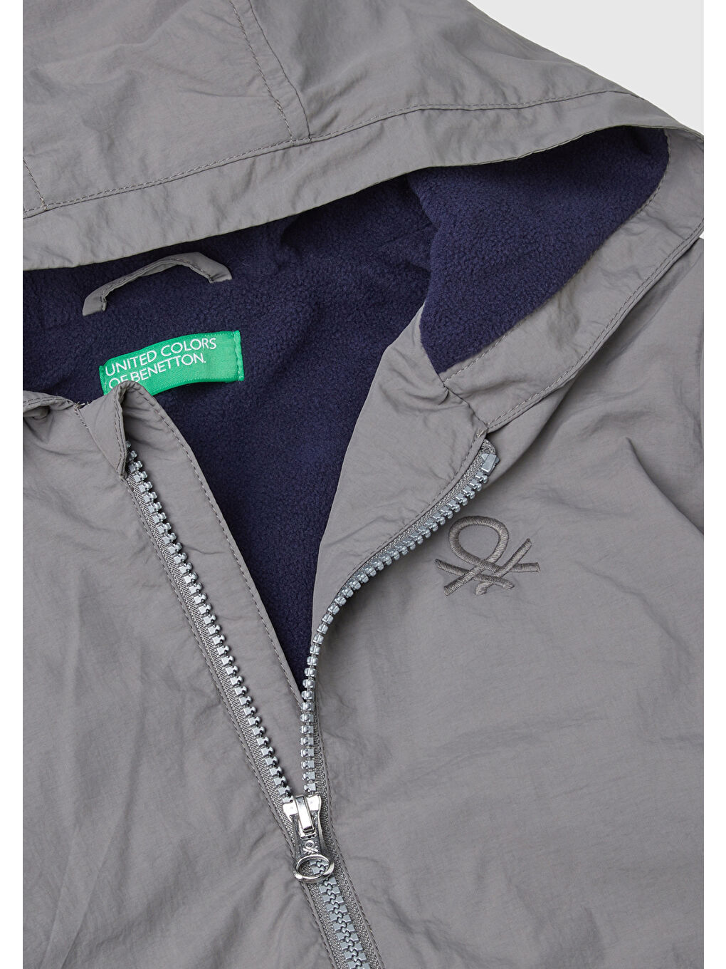 Erkek Çocuk Antrasit Logo İşlemeli Yağmurluk-2